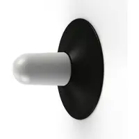 Roger Pradier Cooper Model 1 Lampe murale/plafonnier Black grey | Frosted Glass