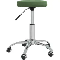 vidaXL Chaise de salle à manger vert foncé velours