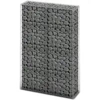vidaXL Panier de gabion avec couvercle Fil galvanisé 150 x 100 x 30 cm