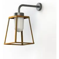 Roger Pradier Lampiok 2 Model 3 Applique Murale Tinted Lacquered Brass | Frosted Glass