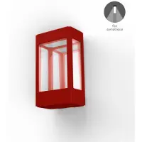 Roger Pradier Tetra Model 1 Applique murale Tomato red | Built-in LED Sym 12W