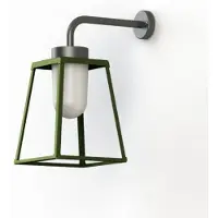 Roger Pradier Lampiok 2 Model 3 Applique Murale Fern Green | Frosted Glass