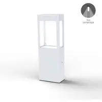 Roger Pradier Tetra Model 2 Borne White | Built-in LED Sym 12W