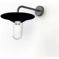 Roger Pradier Cooper Model 2 Applique murale Velvet Black | Clear Glass