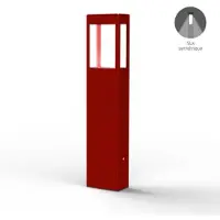 Roger Pradier Tetra Model 3 Borne Tomato red | Built-in LED Sym 12W