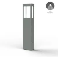 Roger Pradier Tetra Model 3 Borne Metal Grey | Built-in LED Sym 12W