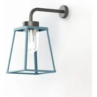 Roger Pradier Lampiok 2 Model 3 Applique Murale Blue | Clear Glass