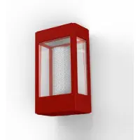 Roger Pradier Tetra Model 1 Applique murale Tomato red | E27 70W
