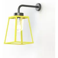Roger Pradier Lampiok 2 Model 3 Applique Murale Sulfur yellow | Clear Glass