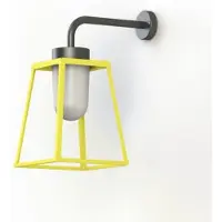 Roger Pradier Lampiok 2 Model 3 Applique Murale Sulfur yellow | Frosted Glass