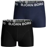 Björn Borg Boxer Björn Borg Men Core Solid Blue Depths (Lot de 2)-XS
