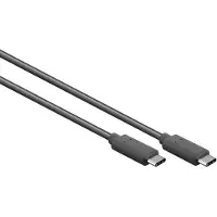 Roline 11.02.9072 Câble USB 3.2 Gen 2 (3.1 Gen 2) 1,5 m USB C Noir