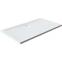 Luca Varess Soft receveur de douche 140 x 80 cm acrylique blanc mat