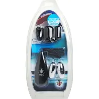 Trinity Vibes - Trinity - vibromasseur pour gland avec capuchon à deux boules (noir-argent)