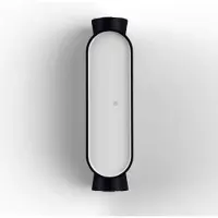 Roger Pradier Ibuk Model Applique Murale 10|10° | Velvet Black | Polycarbonate White