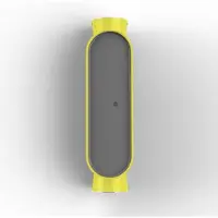 Roger Pradier Ibuk Model Applique Murale 10|10° | Sulfur yellow | Polycarbonate Black