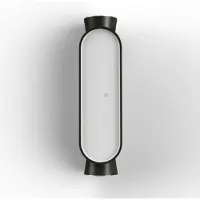 Roger Pradier Ibuk Model Applique Murale 10|10° | Black grey | Polycarbonate White