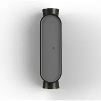 Roger Pradier Ibuk Model Applique Murale 10|10° | Black grey | Polycarbonate Black