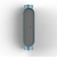 Roger Pradier Ibuk Model Applique Murale 10|40° | Blue | Polycarbonate Black