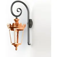 Roger Pradier Louvre Model 2 Applique Murale Patined Lacquered Copper