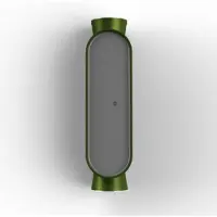 Roger Pradier Ibuk Model Applique Murale 40|40° | Fern Green | Polycarbonate Black