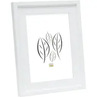 Deknudt Cadre photo blanc aspect peintre 13x18 S45EF1