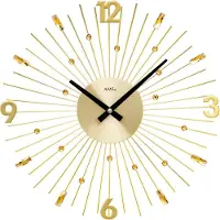 AMS Horloge murale moderne 39 x 39 x 5 cm - Modèle : 9653