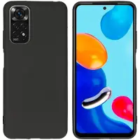 IMoshion Coque Couleur Xiaomi Redmi Note 11 (4G) / Note 11S (4G) - Noir