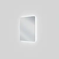 Linie Lux miroir coins arrondis lumineux 63 x75 cm