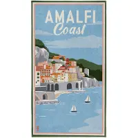 Seahorse Serviette de Plage Seahorse Amalfi Blue