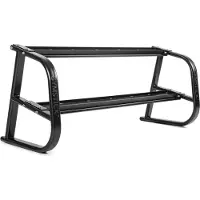 Gymstick Rack à 2 niveaux pour haltères courts Noir 160 cm Noir 160 cm