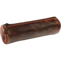 Maverick - THE ORIGINAL - TROUSSE SMALL RONDE CUIR BRUN