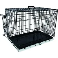 Nobby Cage de transport pliable L x l x H : 109 x 71 x 79 cm noir