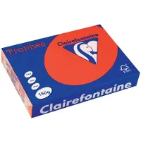 Clairefontaine Papier imprimante Trophée Intens A4 160 g rouge corail