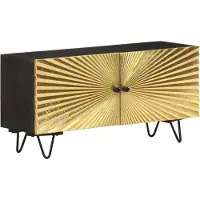 vidaXL Armoire TV 90x30x45 cm bois massif de manguier