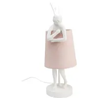 Kare Lampe à poser Animal Rabbit blanc (E14)