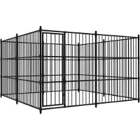 vidaXL Chenil d'extérieur pour chiens 300 x 300 x 185 cm