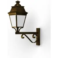 Roger Pradier Avenue 3 Model 12 Applique Murale Opal PMMA Built-in LED 3000K Warm-White 35W | Gold Patina