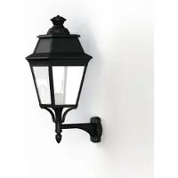 Roger Pradier Avenue 3 Model 4 Applique Murale E27 | Dark black