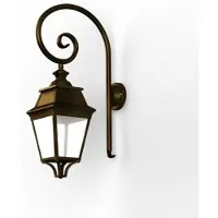Roger Pradier Avenue 3 Model 3 Applique Murale Opal PMMA Built-in LED 3000K Warm-White 35W | Gold Patina