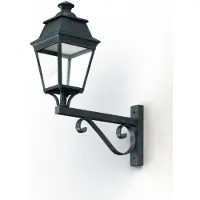 Roger Pradier Avenue 3 Model 12 Applique Murale Clear Glass Built-in LED 3000K Warm-White 35W | Green-Grey