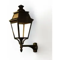 Roger Pradier Avenue 3 Model 4 Applique Murale Clear Glass Built-in LED 3000K Warm-White 35W | Gold Patina