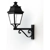 Roger Pradier Avenue 3 Model 12 Applique Murale E27 | Dark black