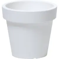 Prosperplast Pot De Fleurs - - Lofly - Blanc - 19,6 Cm X 18,1 Cm - Plastique