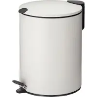 kela Poubelle à pédale 5l blanc - Line - 23701 - mats