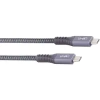 Shiverpeaks -BASIC-S--USB-C Câble de connexion--Câble USB type-C mâle vers type C mâle, 4.0 Gen 3x2, PRO, 1,0m (BS13-67020)