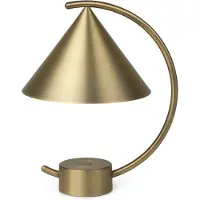 Ferm Living Lampe de Table , Meridian, dimmable, Or / laiton, Salon / séjour, Métal, Design