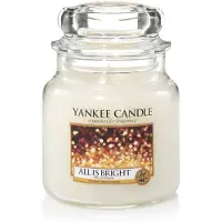 Yankee candle Parfums d'ambiance Bougies parfumées All is Bright Classic Medium Glass
