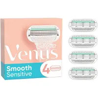 Gillette Venus - Gillette Venus Smooth Sensitive Razor Blades - Pink - 4 pcs (4x)