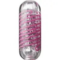 Tenga Spinner Brick - masturbateur homme texturé - transparent